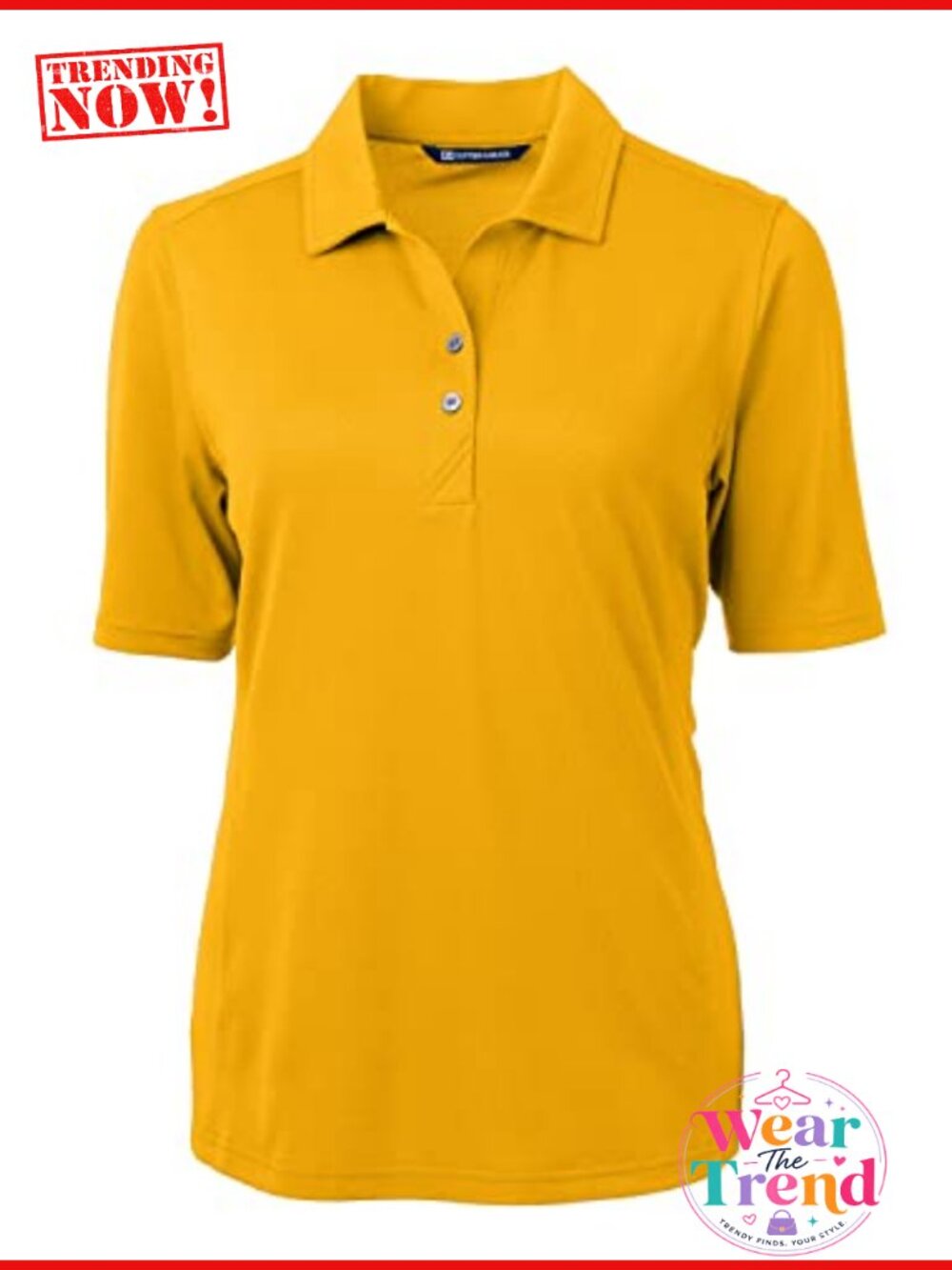Cutter & Buck Virtue Eco Pique Recycled Polo Short Sleeve Collared